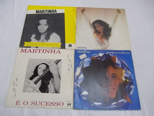 Lps Vinil Martinha 4 Discos - Amigoz Amantes Você É Sucesso