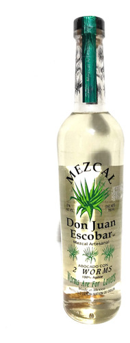 Mezcal Tequila Don Juan Escobar 2 Worms 750ml