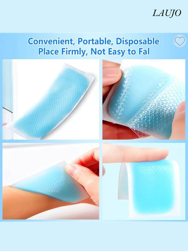 10 Compresas De Gel De Enfriamiento