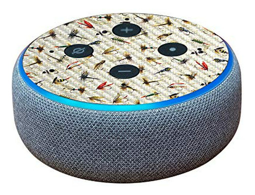 Piel De Fibra De Carbono Para Amazon Echo Dot (3rd Gen) Comp