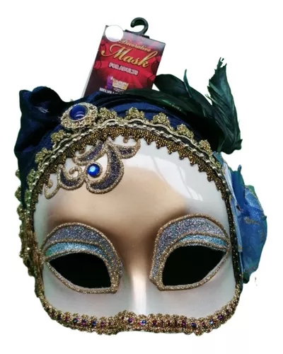 Máscara Veneciana para Hombre, Bauta Casanova, Máscara de Carnaval, Máscara  de Halloween -  México