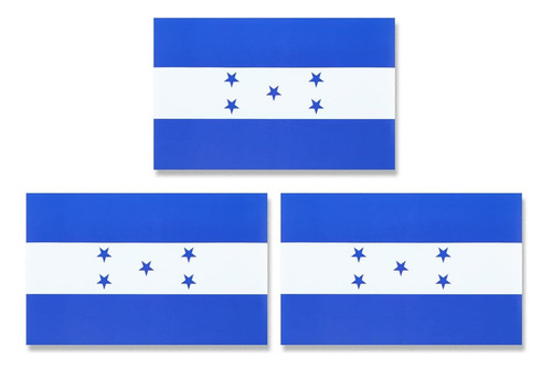 Jbcd Calcomanía Magnética De Bandera Hondureña De Honduras, 