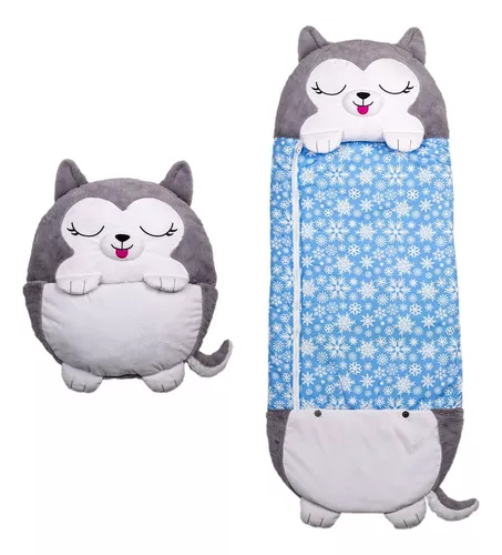 Saco de dormir de dibujos animados para niños, saco de dormir para regalo de  cumpleaños, almohada