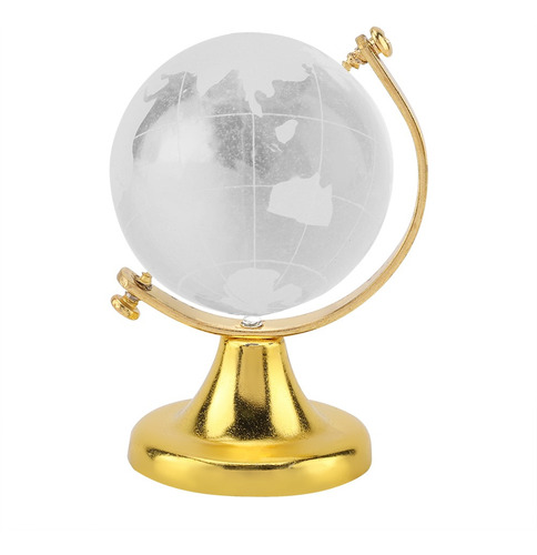 Bola De Cristal Redonda, Globo Terrestre, Mapa Mundial, Esfe