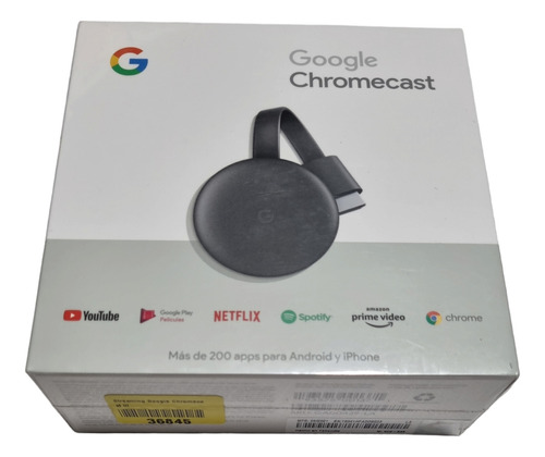 Google Chromecast 1080p Compatible Asistente Google Home