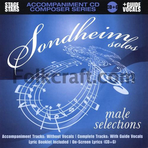 Cd: Karaoke: Selecciones Masculinas De Sondheim Solos