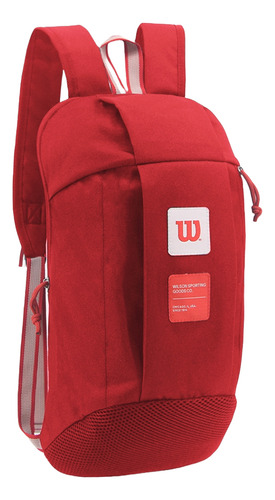 Mochila Wilson Original Running Deportiva Para Ejercicio Gym Sport Urbana Unisex Reforzada Color Rojo