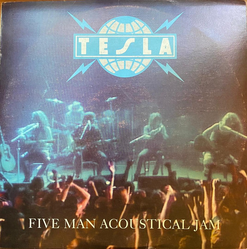 Disco Doble Lp - Tesla / Five Man Acoustical Jam. Album 1991