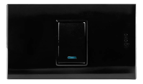 Interruptor Igoto Sencillo Modelo B512s-b Color Negro