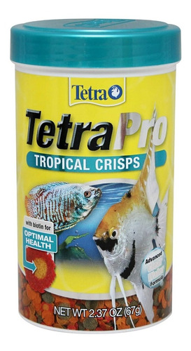 Tetra Pro Tropical Crisps 67g Alimento Peces Tropicales Pez