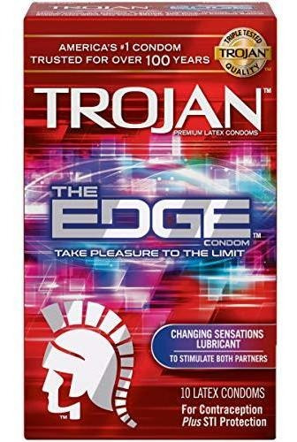 Trojan The Edge Condones 10 Unidades