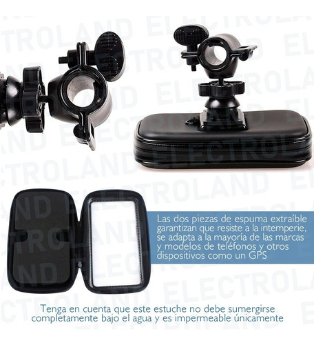 Imagen 4 de 10 de Funda Bolso Impermeable Para Celular 360º Bicicleta Moto