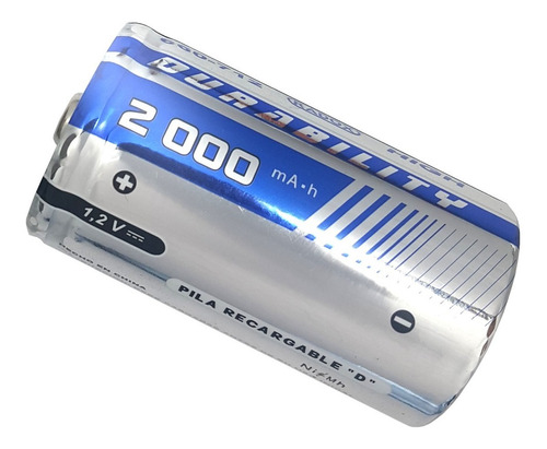 Pila Recargable Ni-mh 1.2 Vdc 2000 Mah  D