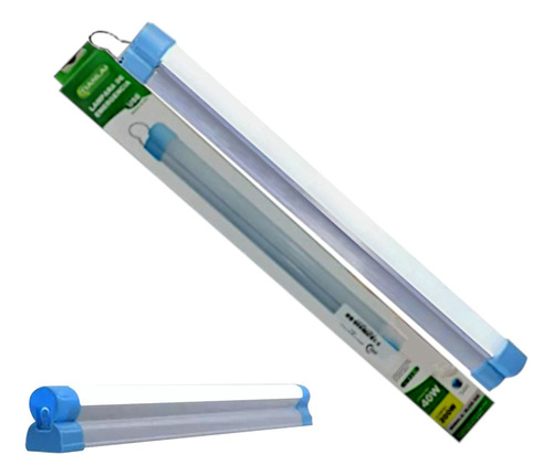 Lampara Led Tubo Para Emergencia Recargable 40w 1600lm 3 Pz