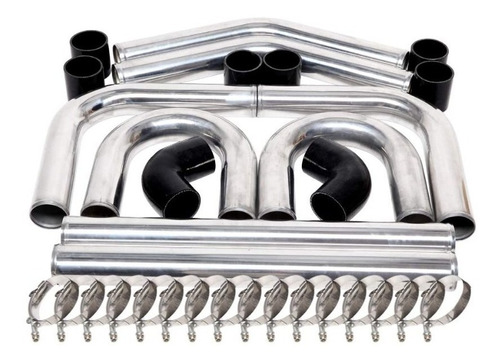 Set De Tuberias-mangueras Intercooler 2.5 Pulgadas Universal