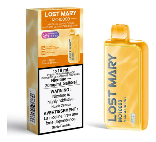 Vape Lost Mary Mo10000 Cápsula Desechable Baya De Mango.