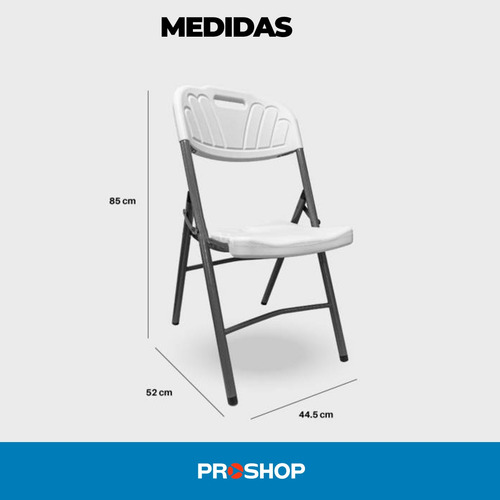 Set X6 Silla Plegable Reforzada Comedor Caterin Hogar Evento