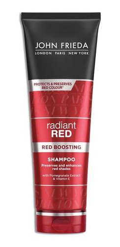 Shampoo John Frieda Radiant Red Protector Tonos Rojos