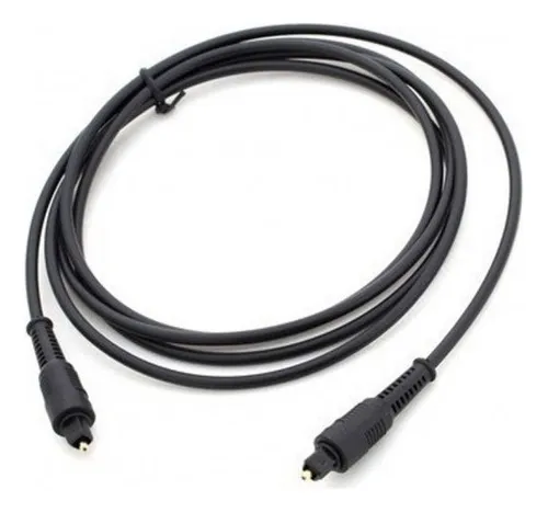 Cable Fibra Óptica Para Audio Digital 1,8 M Conector Toslink