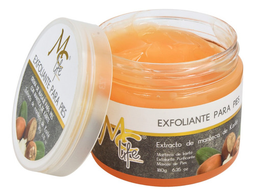 Exfoliante Para Pies De Manteca De Karite, Mc Life Fragancia Manteca de Karité