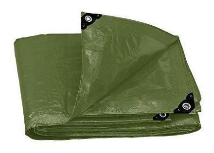 Lona Uso Rudo, Verde Olivo, 12 X 17 M, Truper Expert 16380