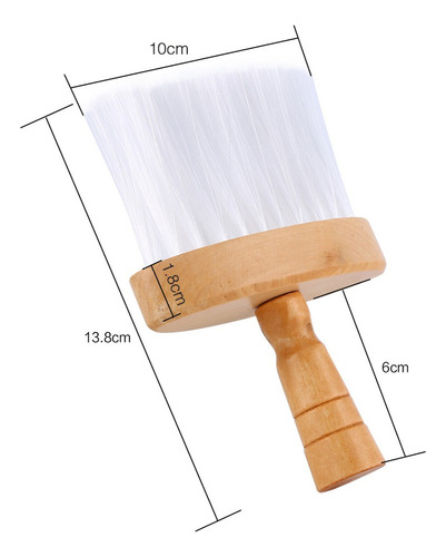1 Brocha Suave Para El Cuello, Cepillo Para Limpiar El Pelo,