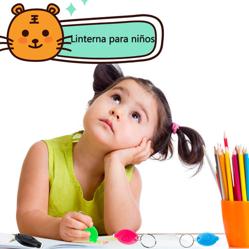 10pcs Mini Lámpara Llavero Led Portátil Táctica Multifunción