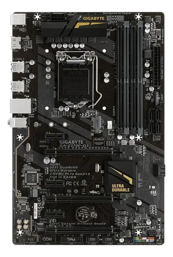 Mother Board Gigabyte Ga-z270p-d3 Lga1151, Intel Z270 Ddr4