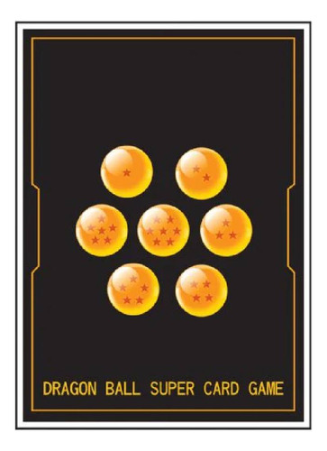 Dragon Ball Super Official Card Sleeves Standard Black