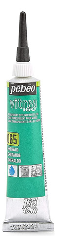 Vitrea 160, Pintura Vidrio, Tubo De 20 Ml, Esmeralda