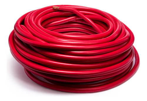 Cable Acumulador Cal 6 Rojo Rollo 25m 05850c