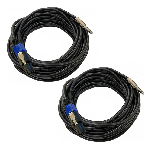 Heytones Cables De Altavoz Profesionales De Calibre 12 De 50