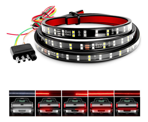 Camionetas Barra Luz Bicolor Trasera Led Autos 60 Pulgadas