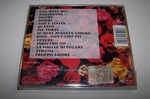 Cd Una Rosa Blu (michele Zarrillo) Estándar