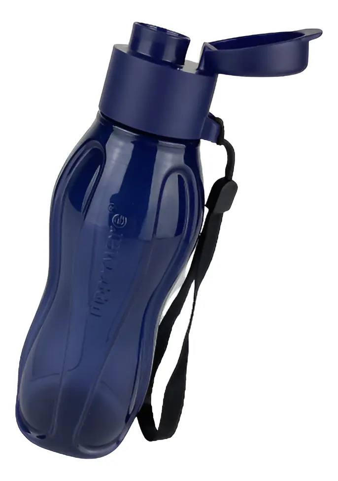 Garrafa Tupperware 310ml Eco Tupper Retornável Ecológica Cor Noite