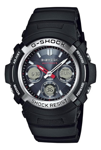 Casio G-shock  Awg-m100-1acr Solar Atómica Analogo-digital