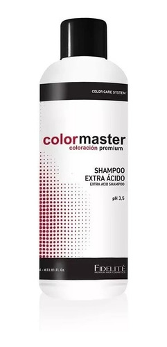 Shampoo Fidelite Colormaster Extra Acido Ph 3.5 1000ml 