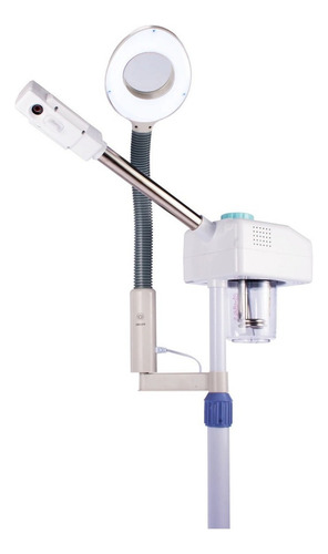 Vaporizador Facial Ozono Con Lupa Y Luz Led