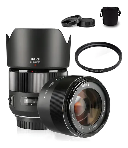 Lente Meike 85mm F1.8 Stm Ff Af Para Câmeras Sony E-mount Sony E