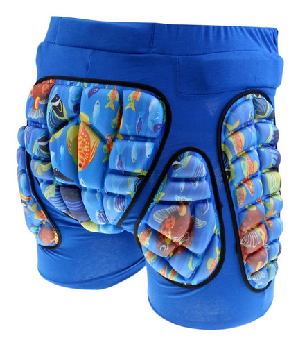 Hip Pad Snow Skate Patinaje Protección Ski Outdoor S Azul