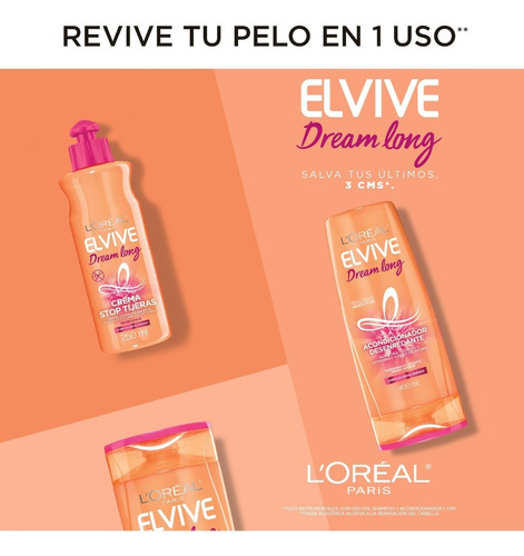 Crema Para Peinar Dream Long Elvive Loreal Paris X 250 Ml