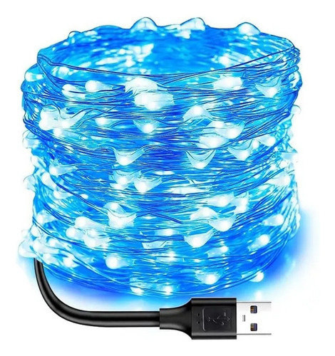 . 3pcs Serie Navideña 100 Luces Led 10m Multicolor/frio/azul