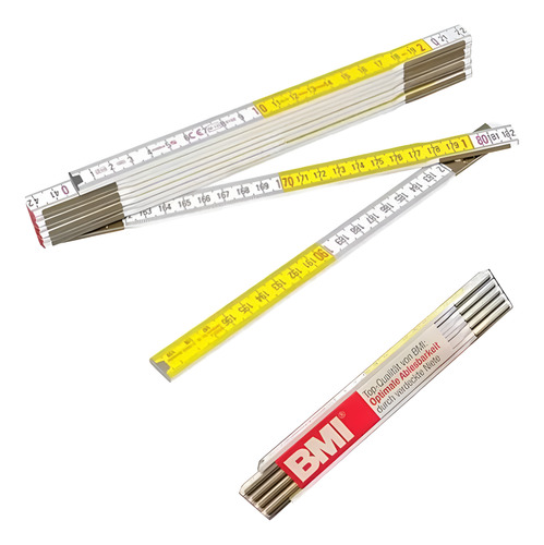 Metro Plegable De Madera Bmi 2mt