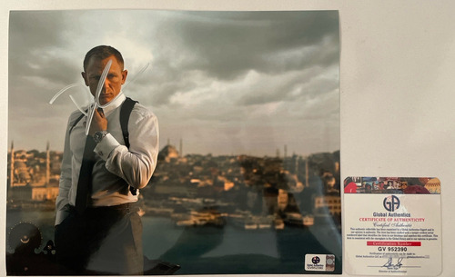Autografo Daniel Craig James Bond 007 Foto Autografiada Cert (Usado)