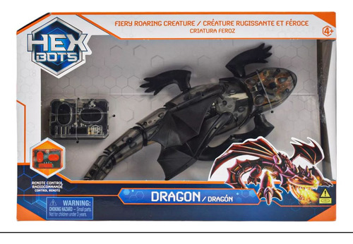 Hex Bots Pack 2 Sets Dragon Negro Y Nano Bugs Spin Master