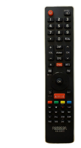 Control Genérico ( Bgh O Hisense) Smartv Con Pilas Incluidas