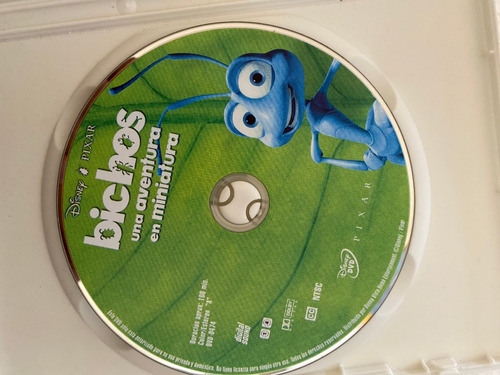 Dvd Bichos Una Aventura En Miniatura Disney A Bugs Life Pixa (Usado)