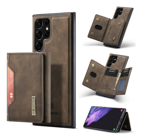 B Funda De Polipiel Tarjeta For Samsung Galaxy S20 S21 S22