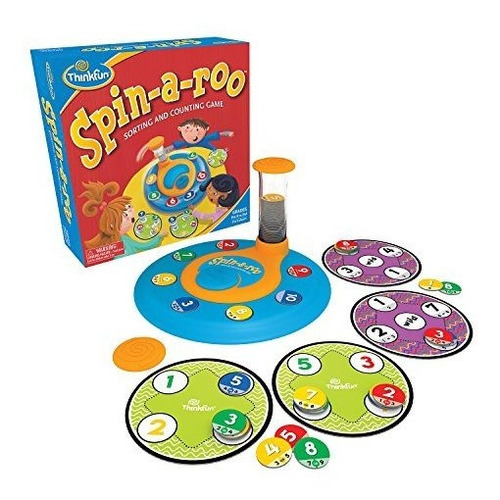 Juego De Tablero De Contar Y Clasificar Spin-a-roo