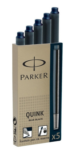 Tinta Pluma Fuente Parker (cartridges Largos) - Blue/black